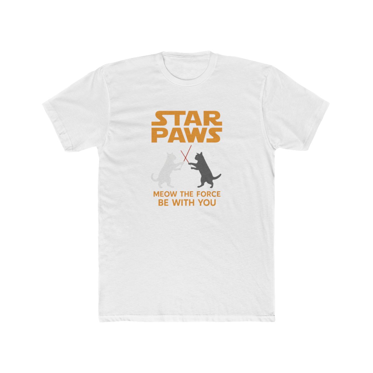Meow the Force Be With You Star Wars Cat T-Shirt - Official t-shirts merchandise