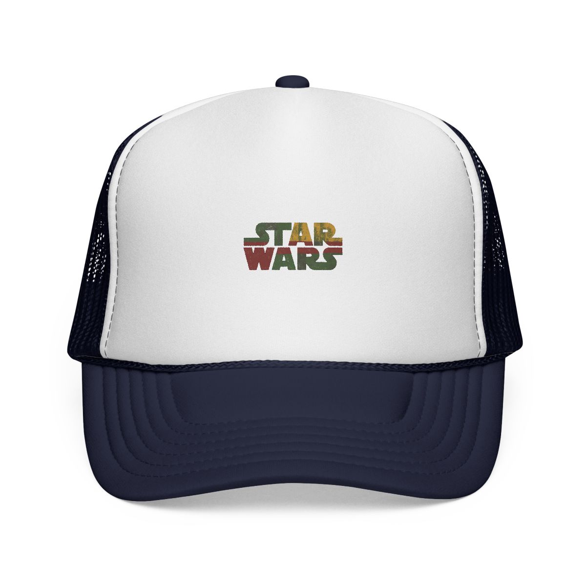 Boba Fett Style Star Wars Logo Trucker Hat - alternate angle 5, merchandise