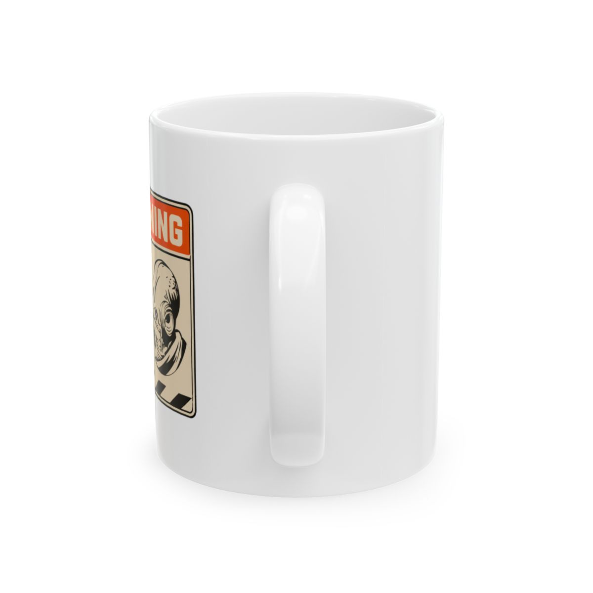 Admiral Ackbar It's a Trap Star Wars Mug - Funny Fan Coffee Cup - alternate angle 3, merchandise