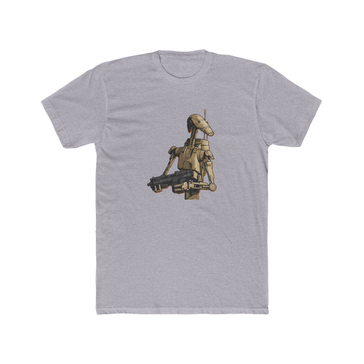 Battle Droid Roger Roger Pun T Shirt - Funny Star Wars Fan Gift - alternate angle 4, merchandise