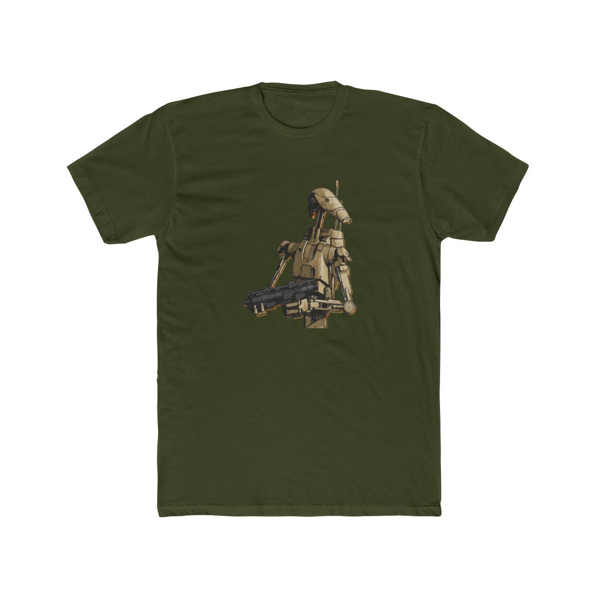Battle Droid Roger Roger Pun T Shirt - Funny Star Wars Fan Gift - alternate angle 5, merchandise