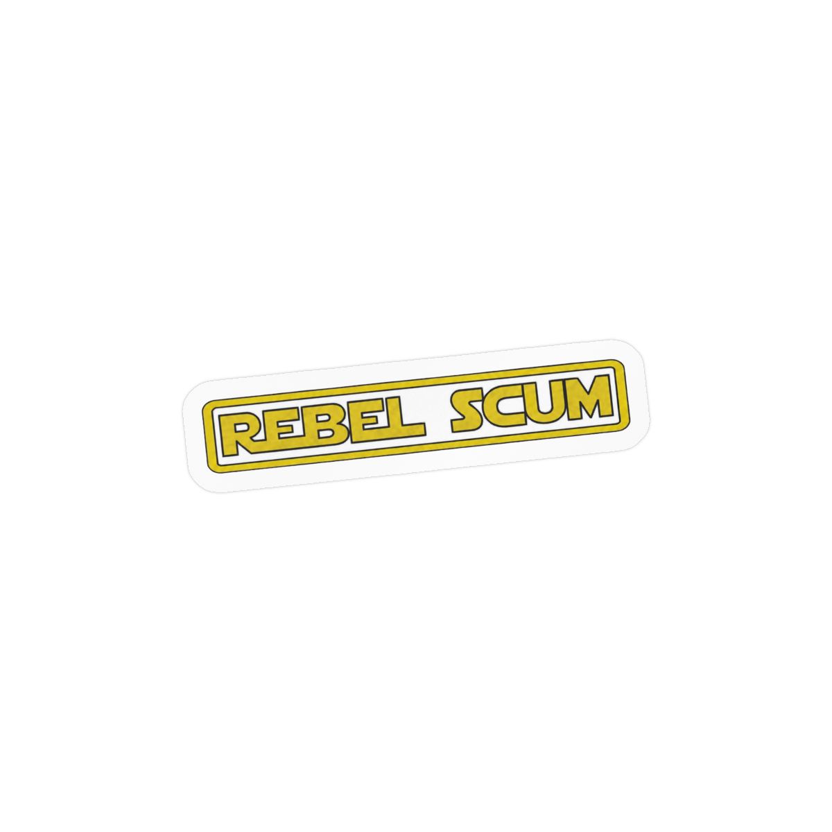 Rebel Scum Sticker | Bold Star Wars Vinyl Decal - alternate angle 2, merchandise