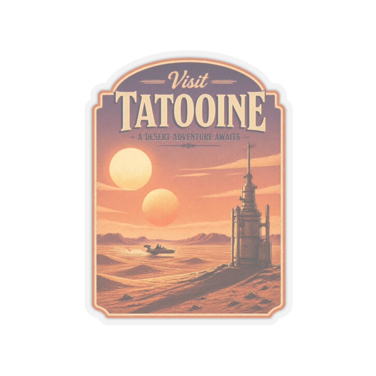 Star Wars "Visit Tatooine" Sticker