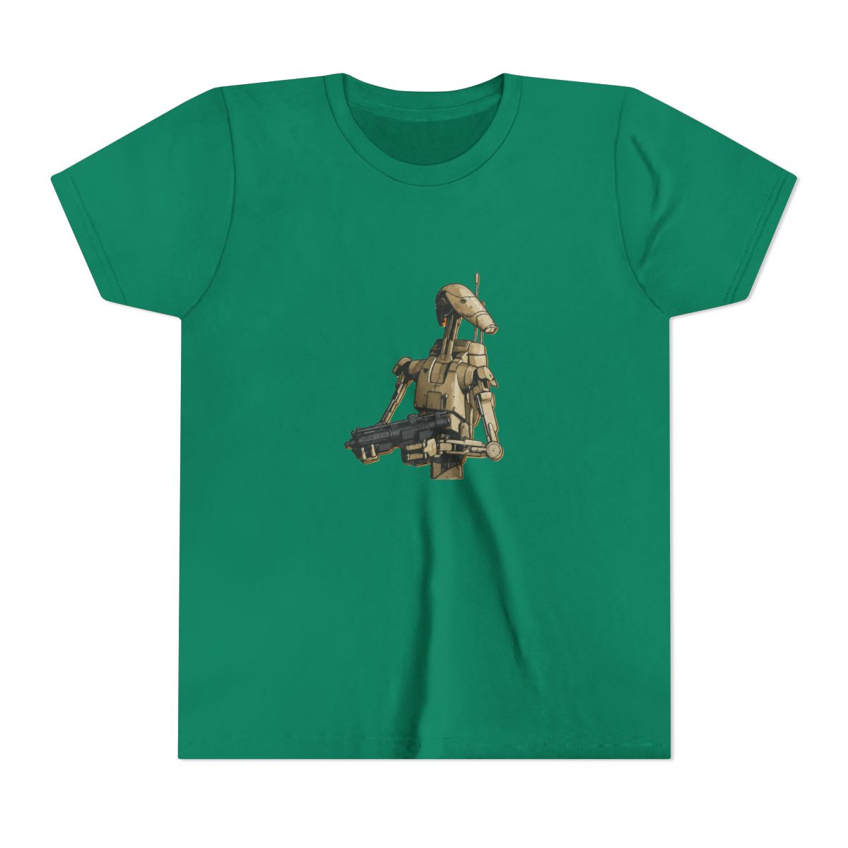 Battle Droid Roger Roger Pun Kids T Shirt - Funny Star Wars Fan Gift - alternate angle 3, merchandise