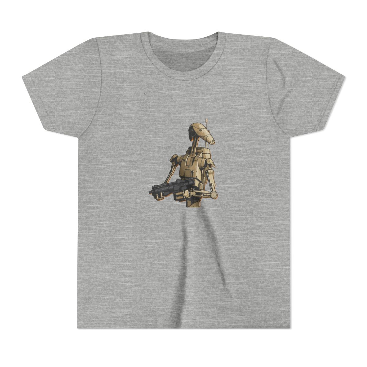 Battle Droid Roger Roger Pun Kids T Shirt - Funny Star Wars Fan Gift - alternate angle 4, merchandise