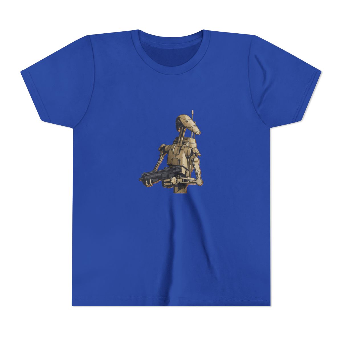 Battle Droid Roger Roger Pun Kids T Shirt - Funny Star Wars Fan Gift - alternate angle 5, merchandise