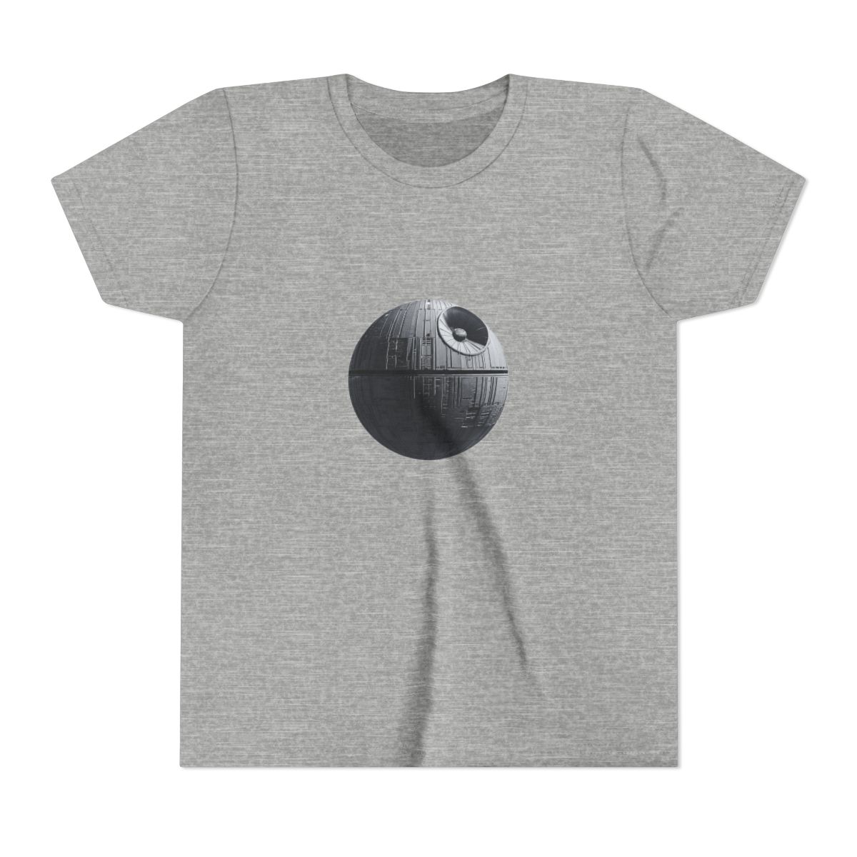 Iconic Death Star Star Wars Kids T Shirt - Galactic Fan Gift - alternate angle 4, merchandise