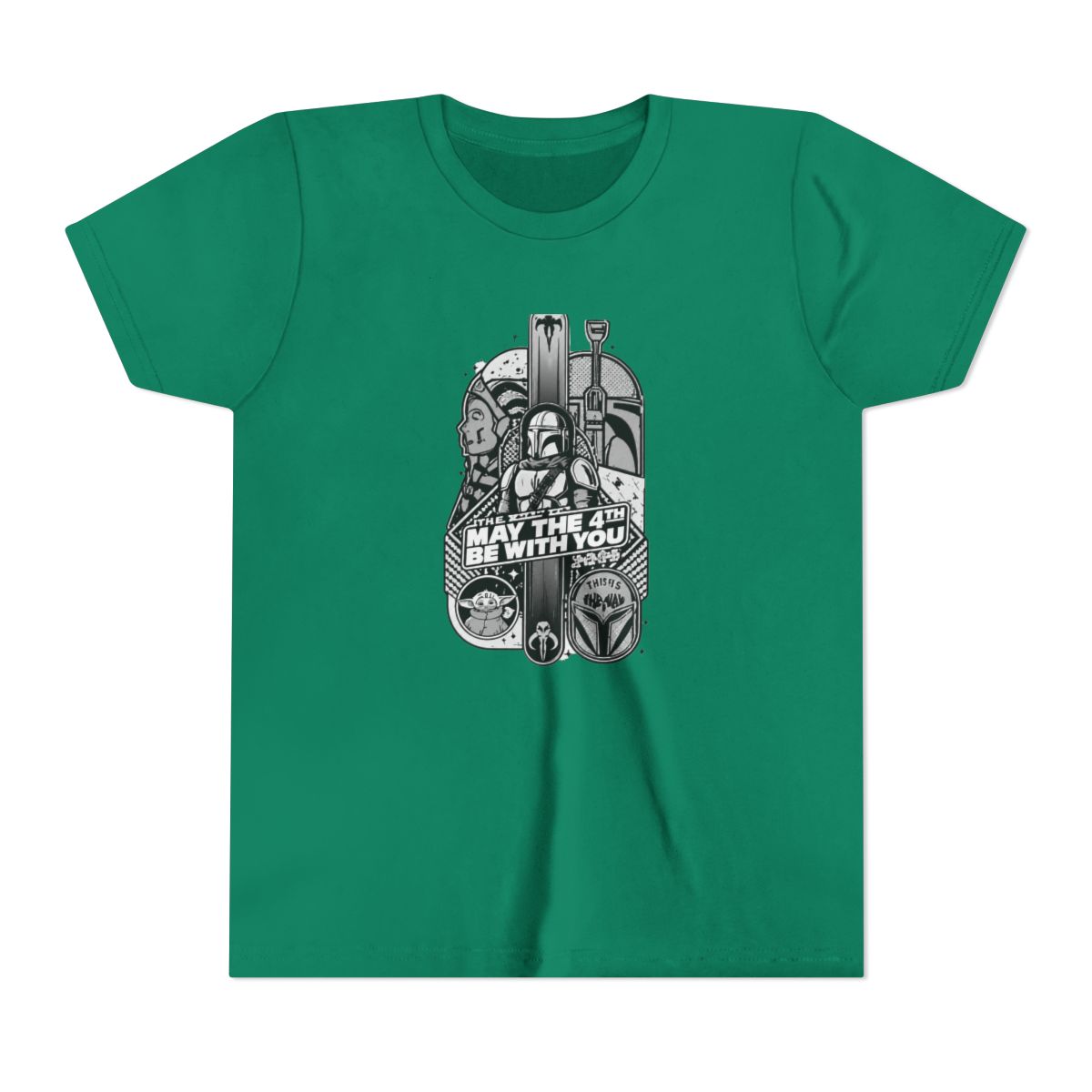 Star Wars Day 2026 – ''May the 4th Be With You'' Kids T Shirt for Kids - alternate angle 3, merchandise