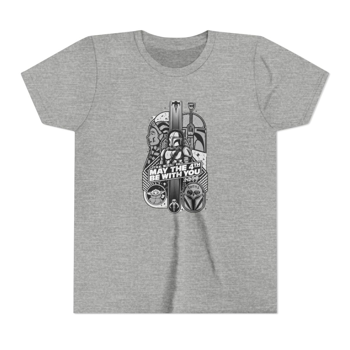 Star Wars Day 2026 – ''May the 4th Be With You'' Kids T Shirt for Kids - alternate angle 4, merchandise