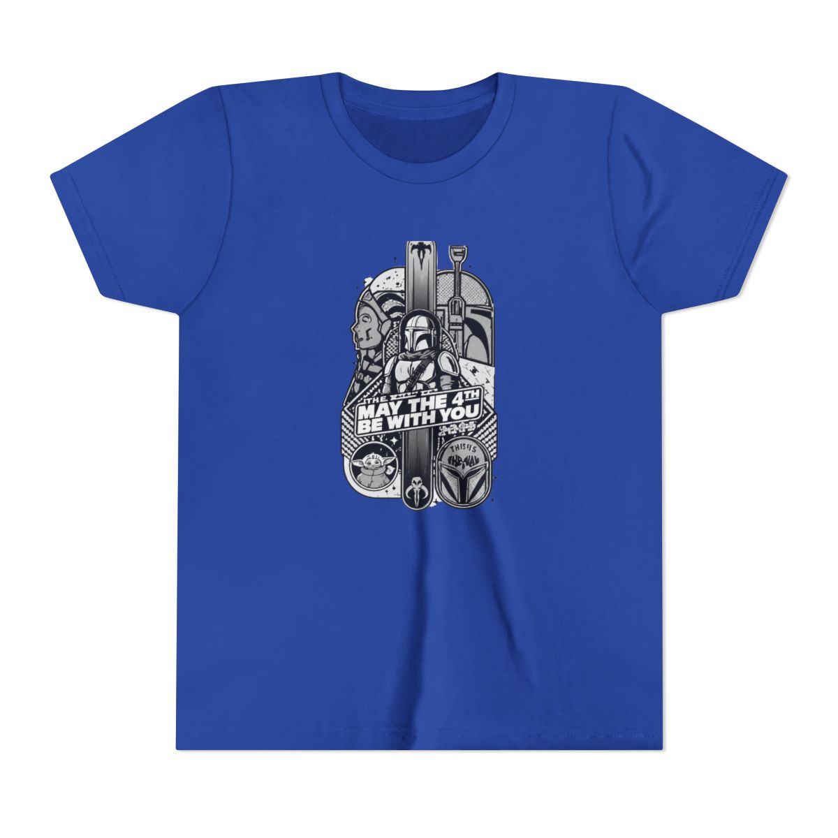 Star Wars Day 2026 – ''May the 4th Be With You'' Kids T Shirt for Kids - alternate angle 5, merchandise